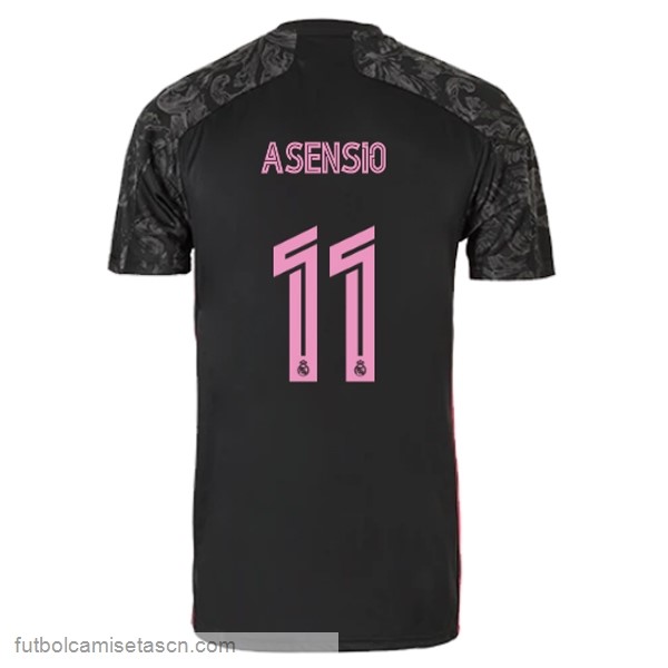 Camiseta Real Madrid 3ª NO.11 Asensio 2020/21 Negro